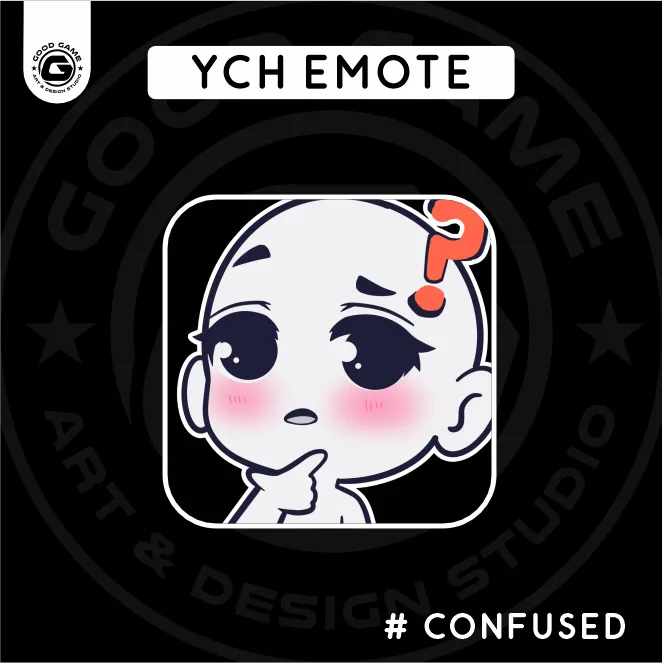 YCH Emote – Confused