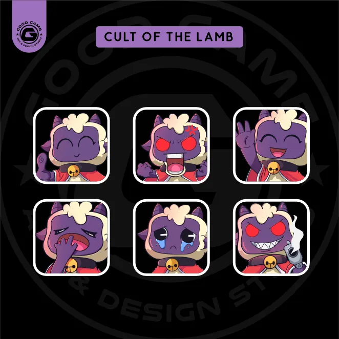 Cult of the Lamb – Lamb ( Deluxe Emote Set )