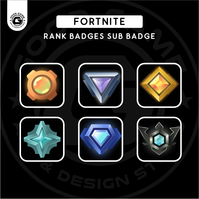 Fortnite – Ranked Badges ( Sub Badge Set )