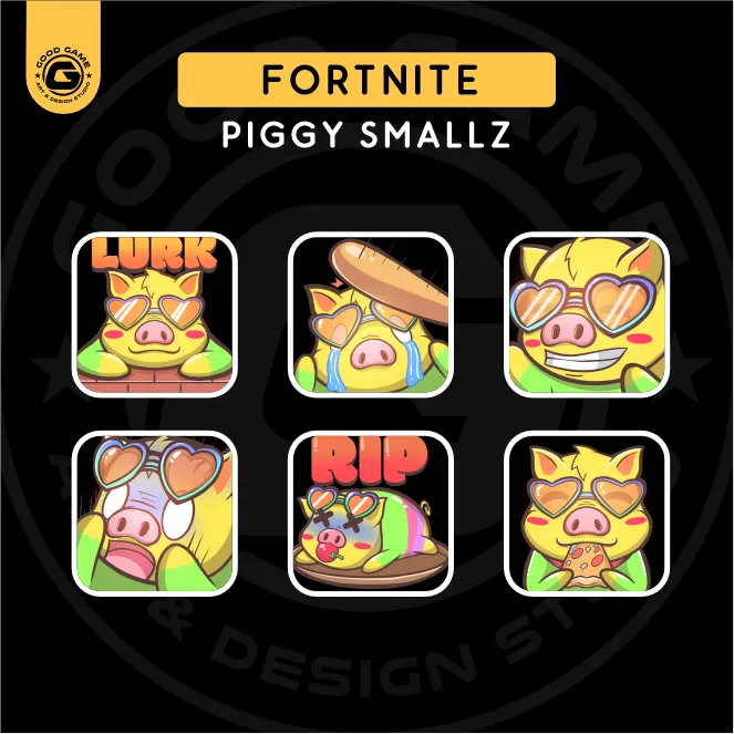 Fortnite – Piggy Smallz ( Deluxe Emote Set )
