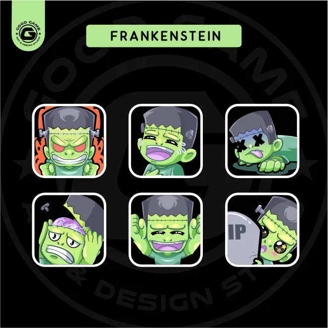 Halloween Heroes – Frankenstein ( Deluxe Emote Set )