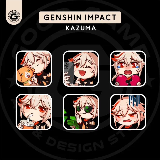 Genshin Impact – Kazuma ( Deluxe Emote Set )
