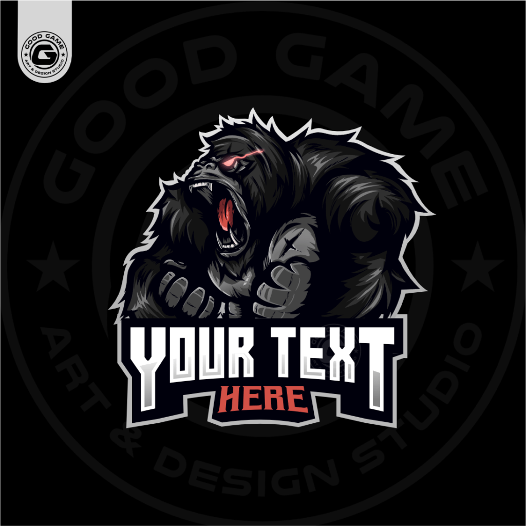 The Silverback ( 1 of 1 Mascot Logo )