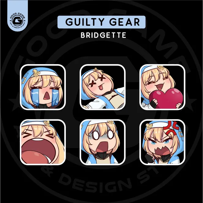 Guilty Gear – Bridgette ( Deluxe Emote Set )