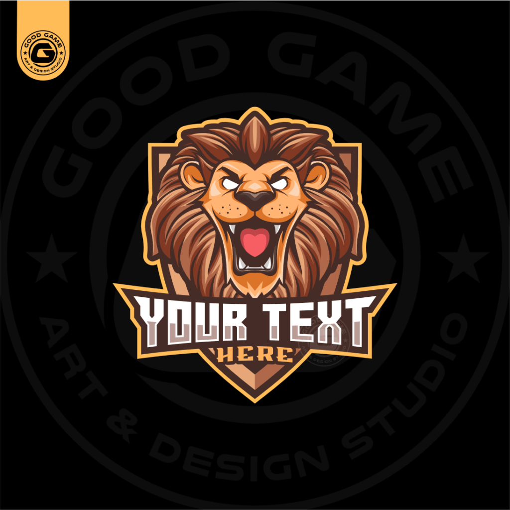 King of the Jungle ( 1 of 1 Mascot Logo )