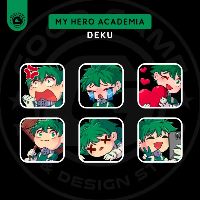 My Hero Academia – Deku ( Deluxe Emote Set )