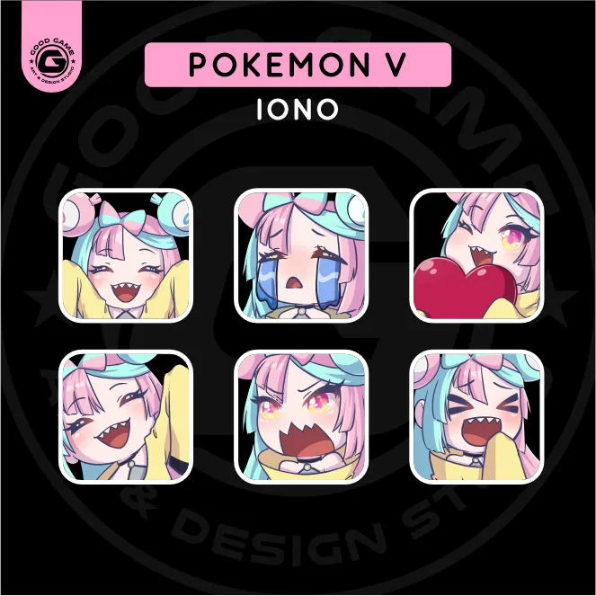 Pokémon V – Iono ( Deluxe Emote Set )