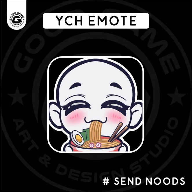 YCH Emote – Send Noods