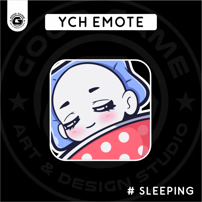 YCH Emote – Bedtime