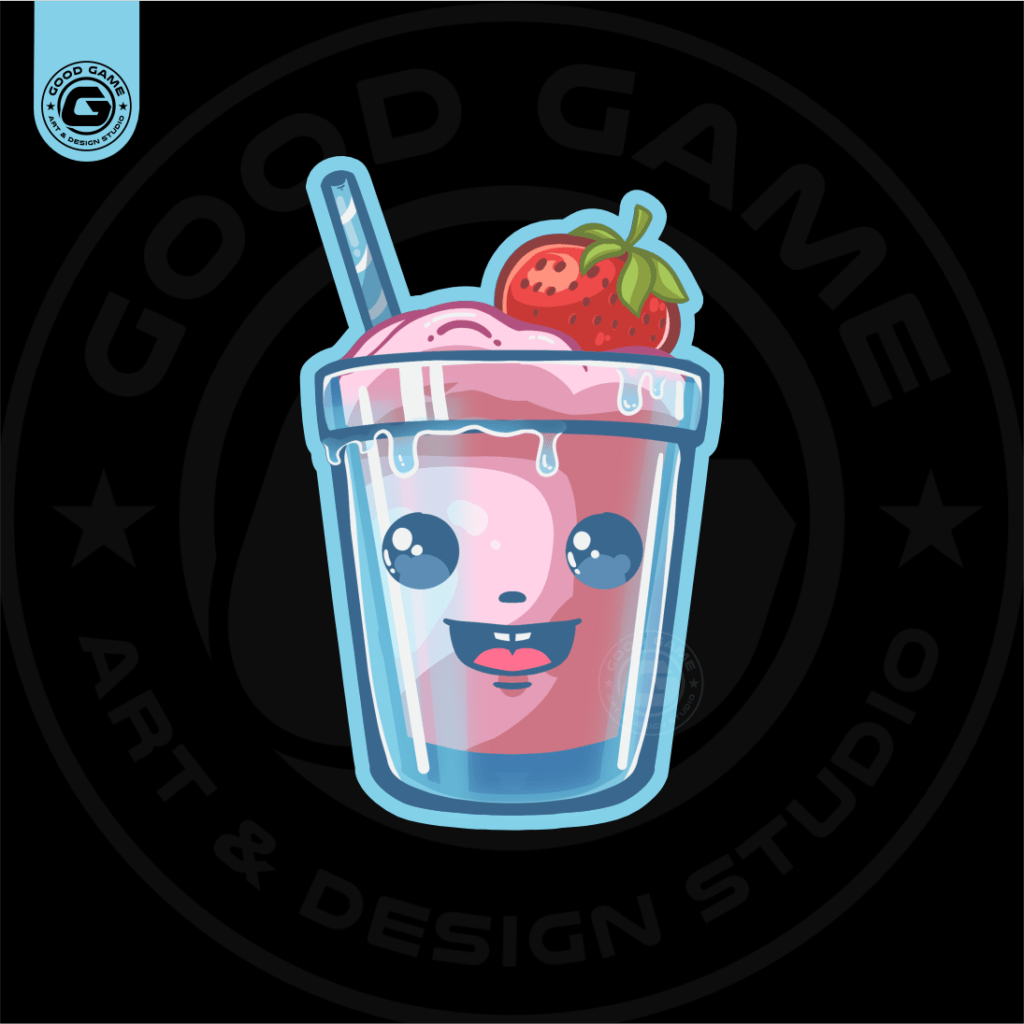 Slushie ( 1 of 1 Mascot Logo )