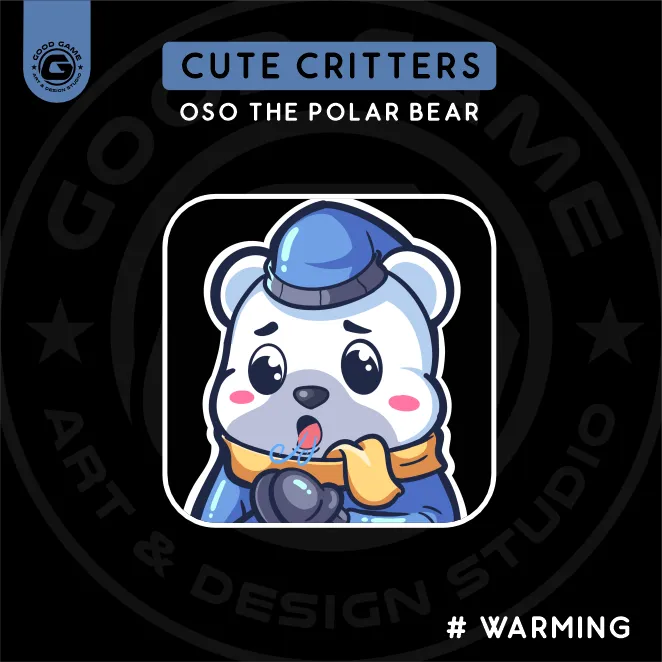 Cute Critters – Oso the Polar Bear is Warming Up Emote