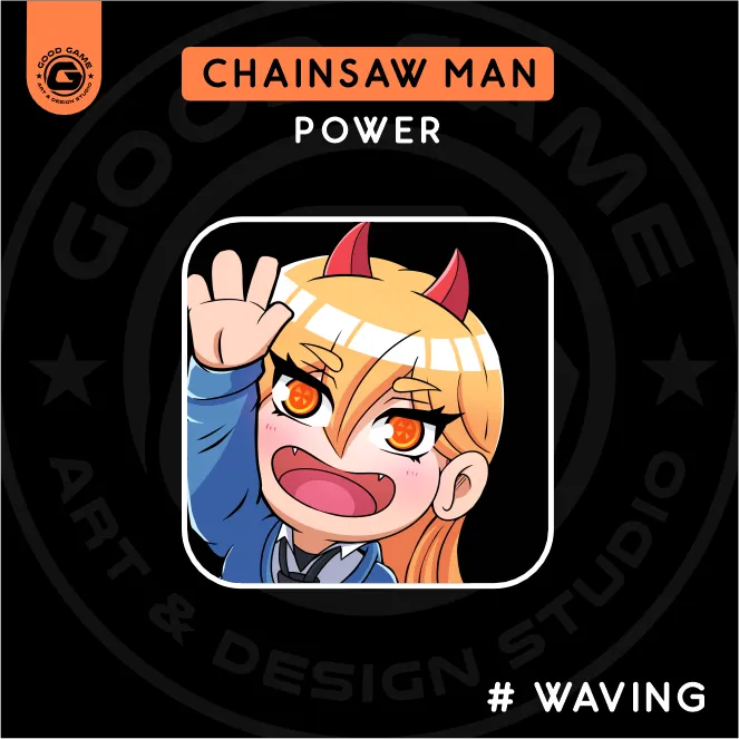 Chainsaw Man – Power Says Hello Emote