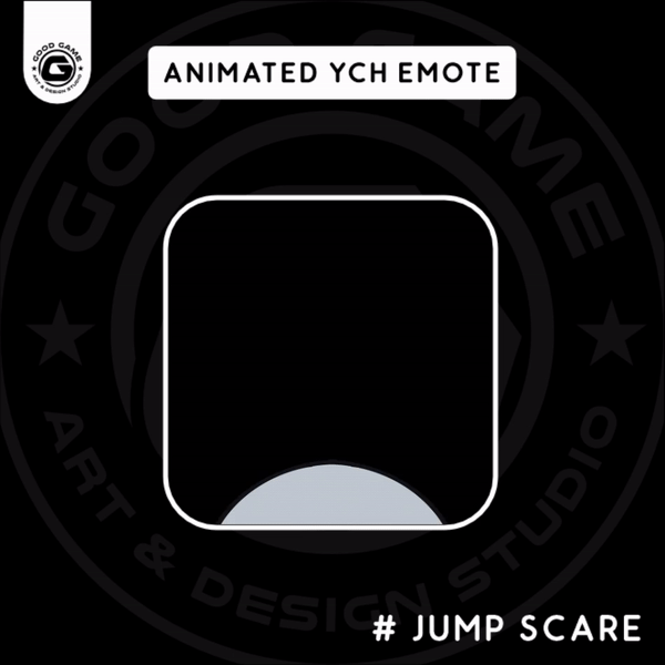 Animated YCH Emote – Jump Scare