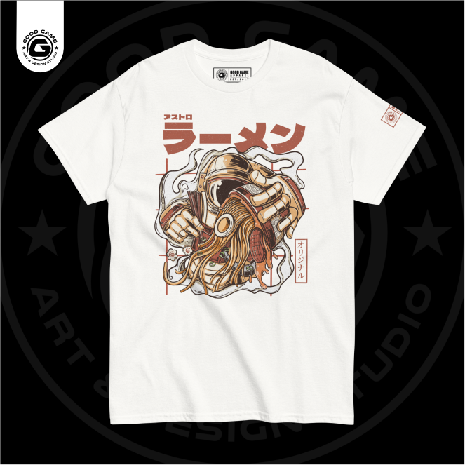 Astro Ramen Wearable Art T-Shirt