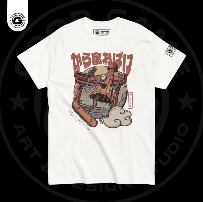 Karakasa Obake Wearable Art T-Shirt